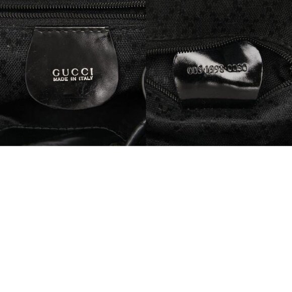 Gucci Bamboo Mini Backpack Black Nylon Leather main image 6